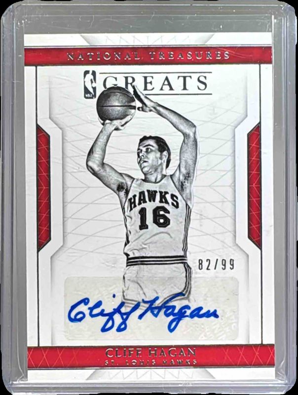 2016 National Treasures #16 NBA Greats Signatures /25