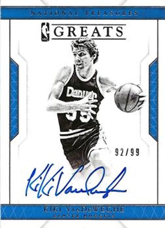 2016 National Treasures #20 NBA Greats Signatures /25