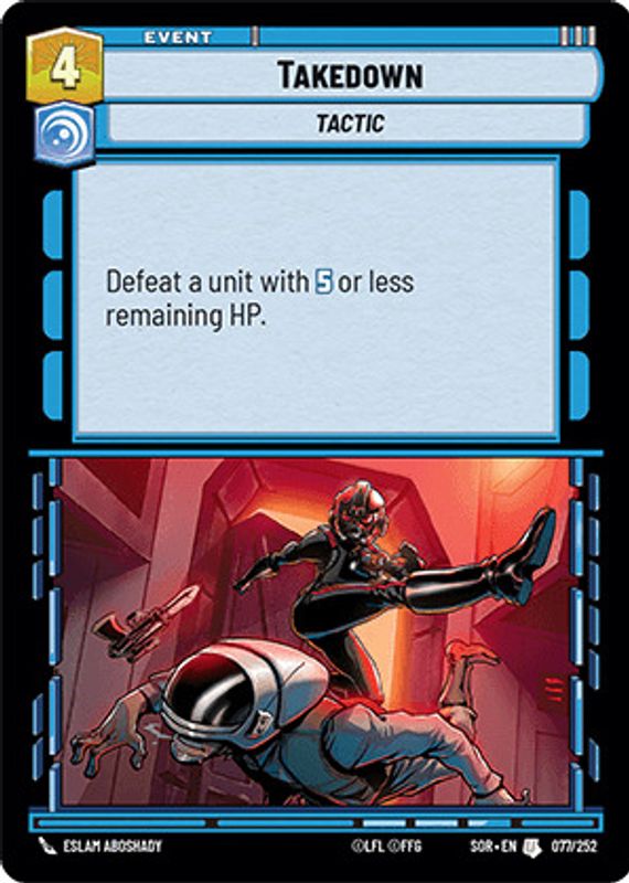 Takedown 2024 Spark of Rebellion #77 Foil RAW