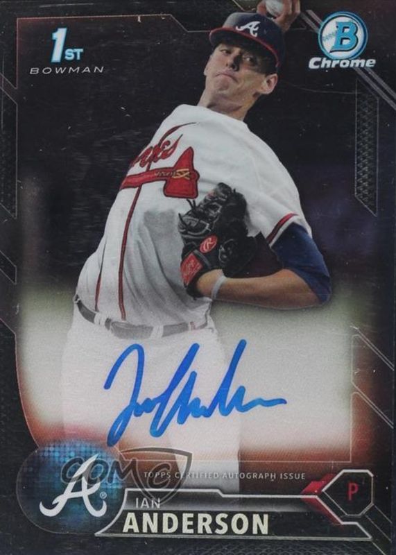 2016 Bowman Draft #CDA-IA Chrome DP Auto - Black Refractor /75 (1st)