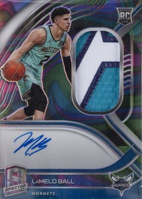 2020 Spectra #215 Rookie Jersey Autographs - Marble /5