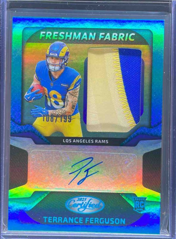 2025 Certified #FBC-TFN Freshman Fabric Signatures - Mirror Teal /199