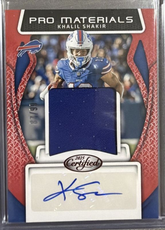2025 Certified #PMS-KSR Pro Materials Signatures - Red /99