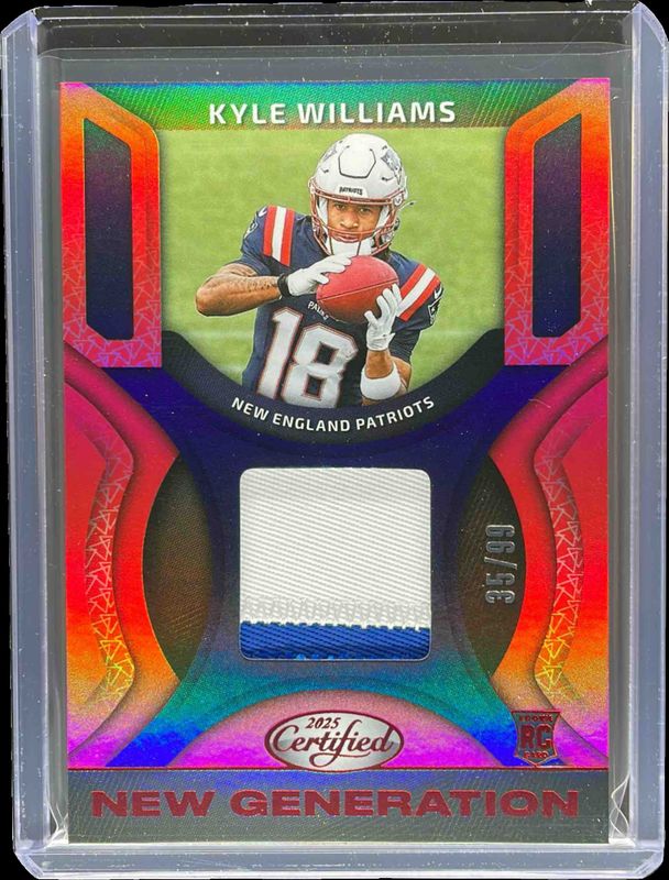 2025 Certified #NGJ-KWS New Generation Jerseys Mirror - Mirror Red /99