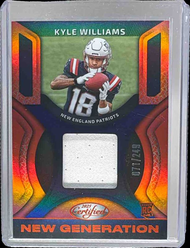 2025 Certified #NGJ-KWS New Generation Jerseys Mirror - Mirror Orange /249