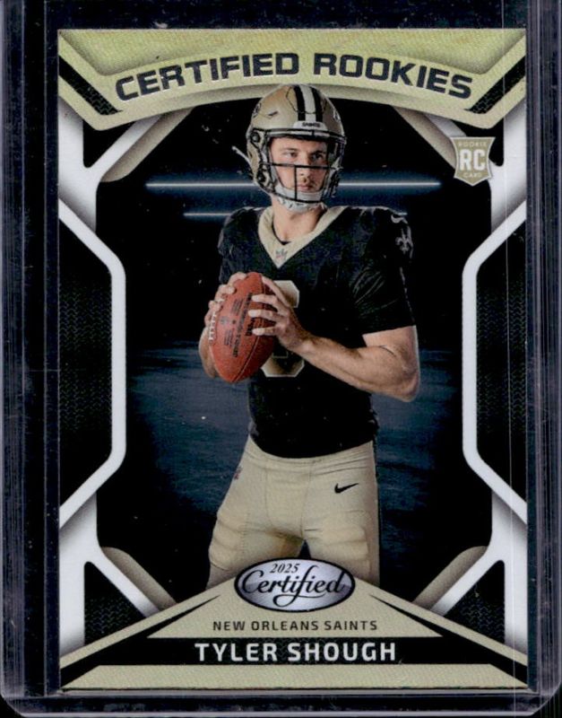 Tyler Shough 2025 Certified #CRK-TSH Certified Rookies Price Guide