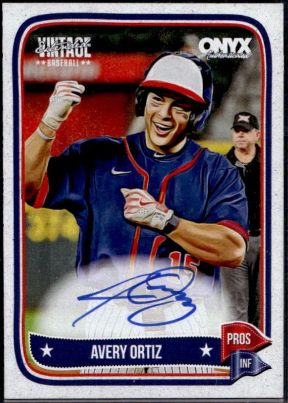 2024 Onyx Vintage Extended Series #VAAVOR Autographs