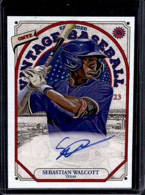 2023 Onyx Vintage Extended #OASW Blue Signatures