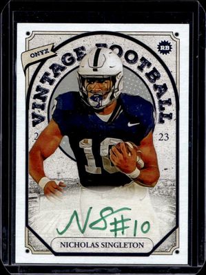 2023 Onyx Vintage #OANS Green Signatures