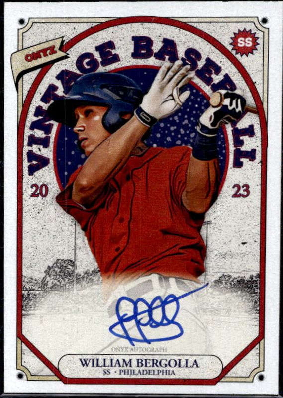 2023 Onyx Vintage #VAWB Blue Signatures