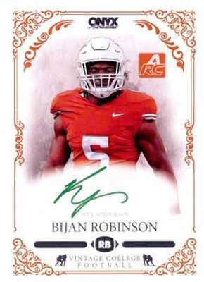 2022 Onyx Vintage College Football #CABR Green Signatures Autographs