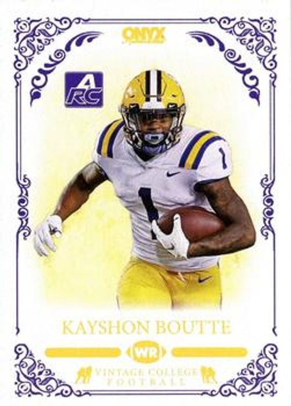 2022 Onyx Vintage College Football #CFKB Base