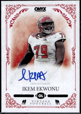 2022 Onyx Vintage #VAIE Blue Signatures Autographs