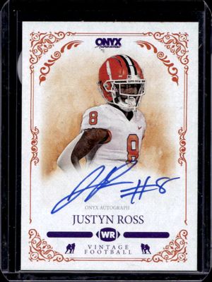 2022 Onyx Vintage #VAJU Blue Signatures Autographs