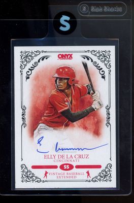 2022 Onyx Vintage Extended #VAED Blue Signatures