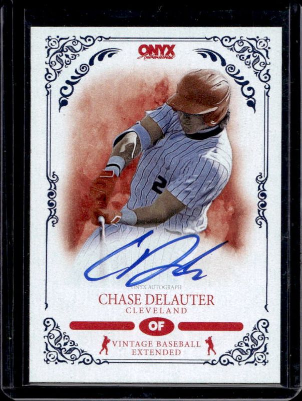 2022 Onyx Vintage Extended #VADE Blue Signatures