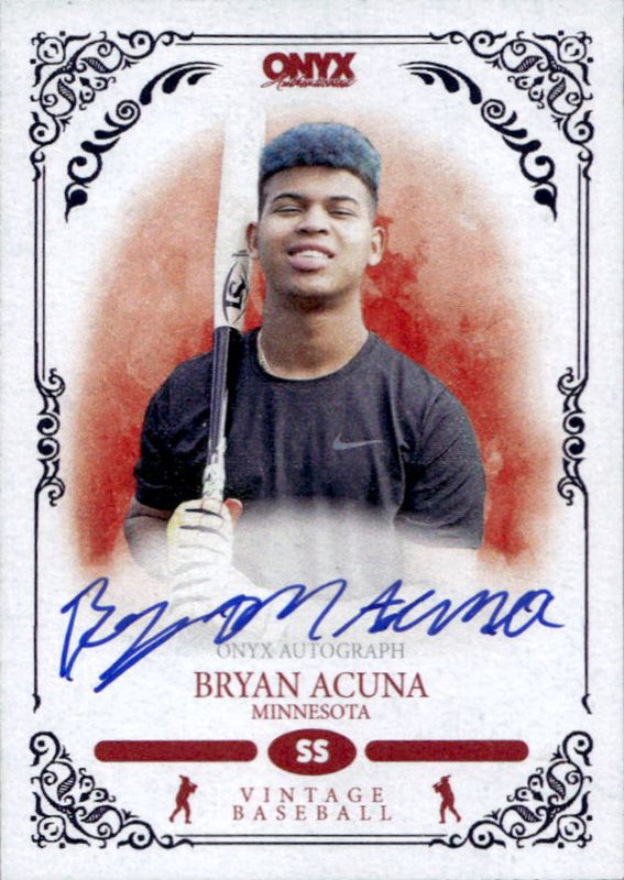 2022 Onyx Vintage Extended #VABA Blue Signatures