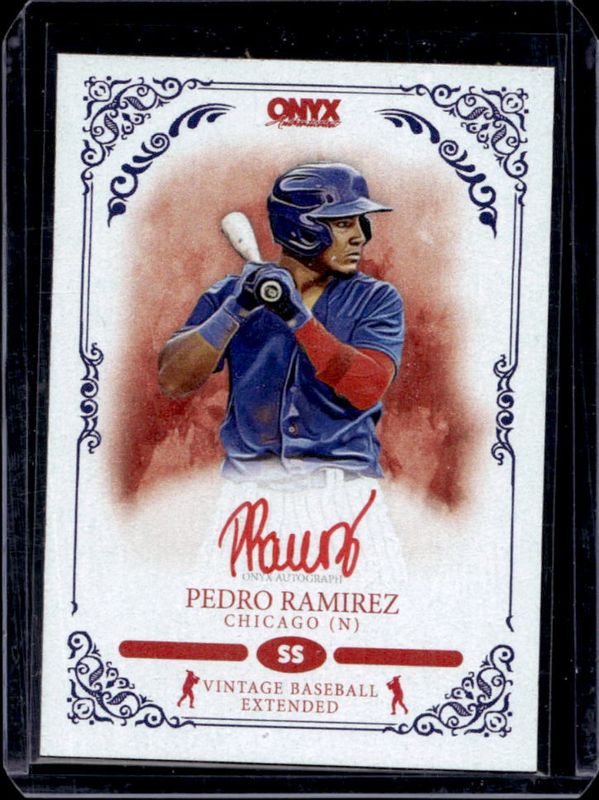 2022 Onyx Vintage Extended #VAPR Red Signatures