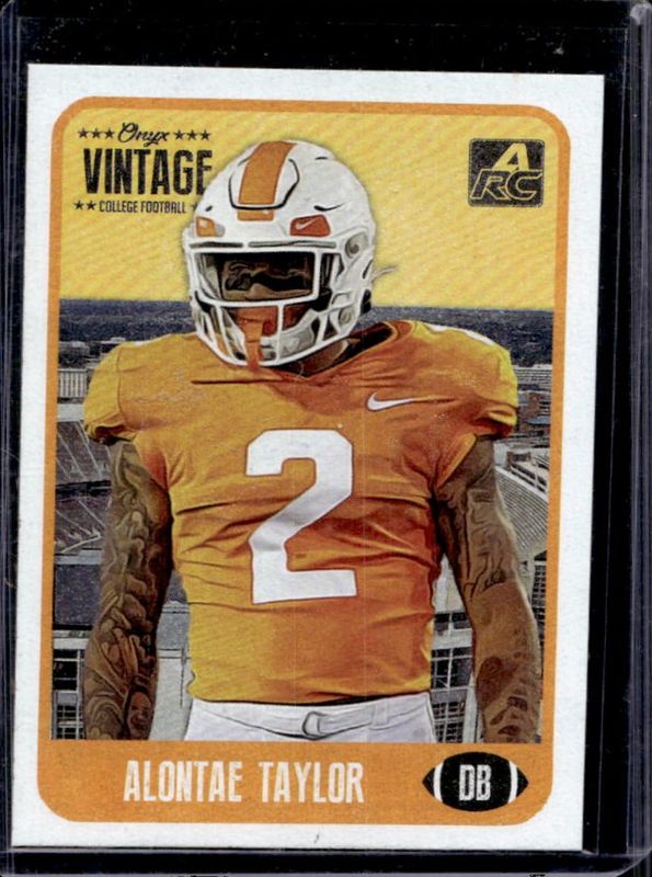 2021 Onyx Vintage College Football #CFAT Base