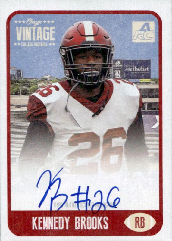 2021 Onyx Vintage College Football #CAKB Blue Signatures /500