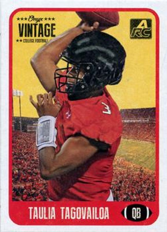 2021 Onyx Vintage College Football #CFTT Base