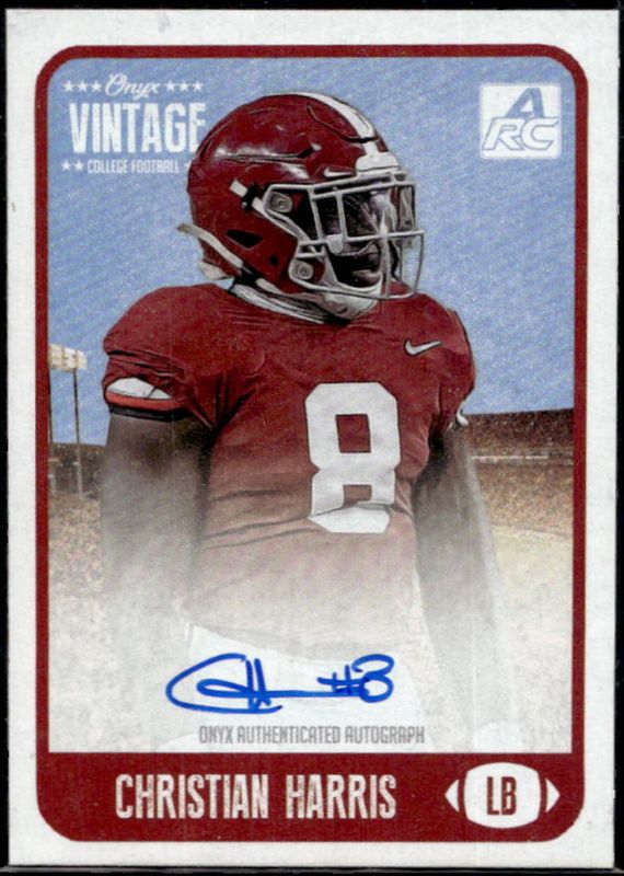 2021 Onyx Vintage College Football #CACH Blue Signatures /500