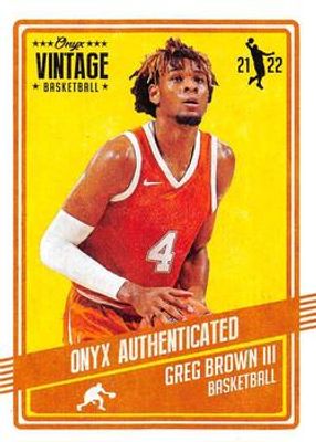 2021 Onyx Vintage #VBGB Base