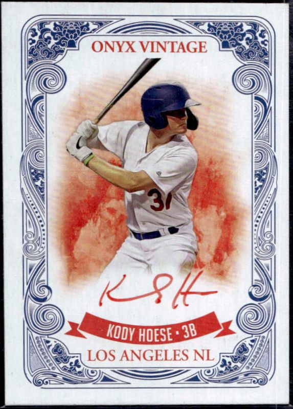 2021 Onyx Vintage #VAKH Autographs Red