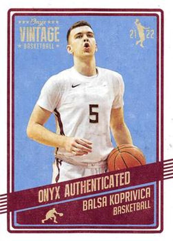 2021 Onyx Vintage #VBBK Base