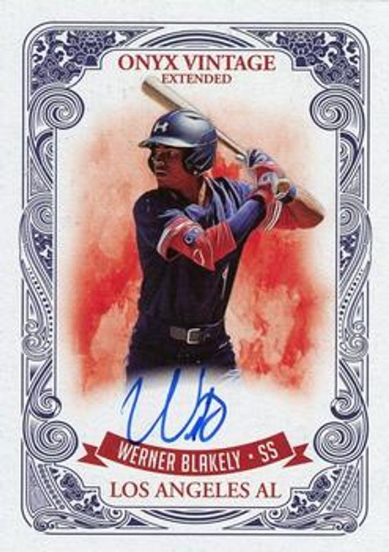 2021 Onyx Vintage Extended #EAWB Blue Signatures