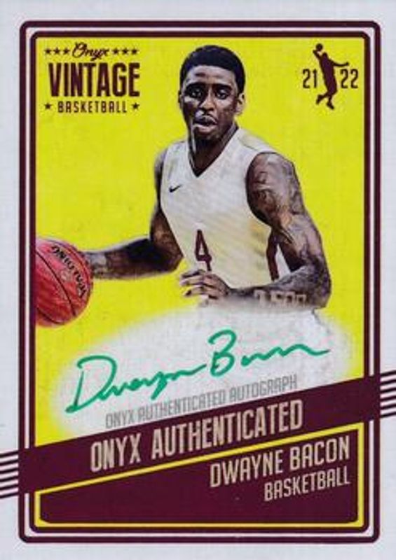 2021 Onyx Vintage #VADB Green Signatures