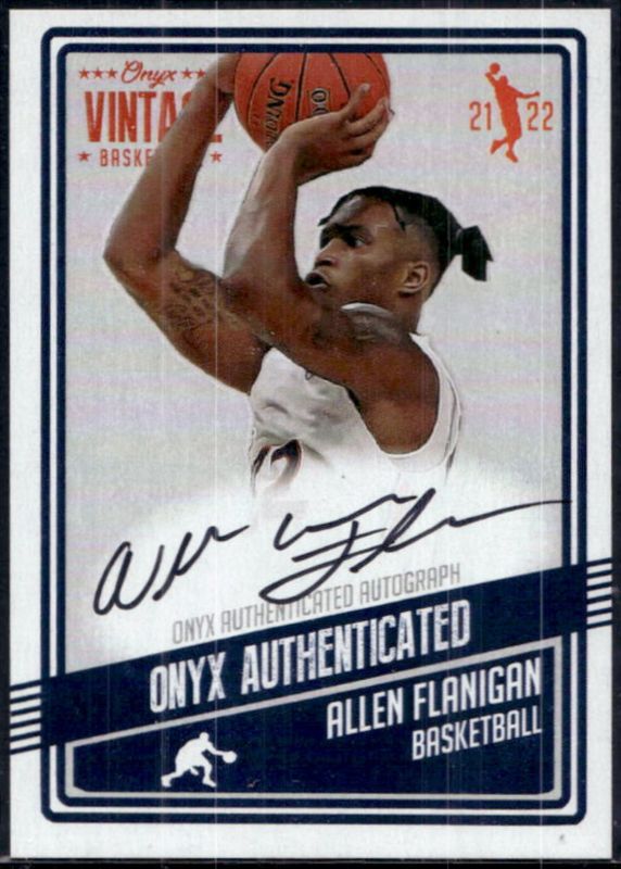 2021 Onyx Vintage #VAAF Black Signatures