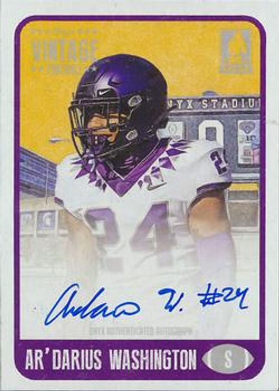 2021 Onyx Vintage #FAAW Blue Signatures Autographs /400