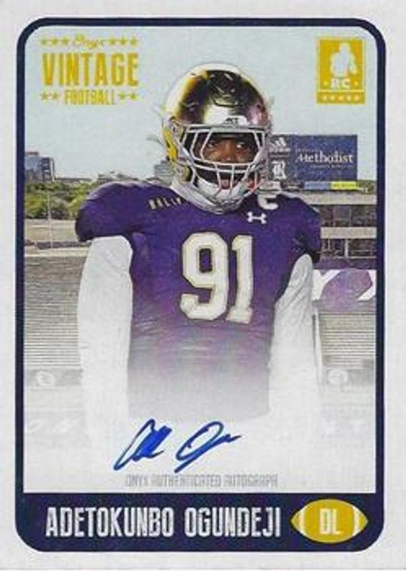 2021 Onyx Vintage #FAAO Blue Signatures Autographs /400