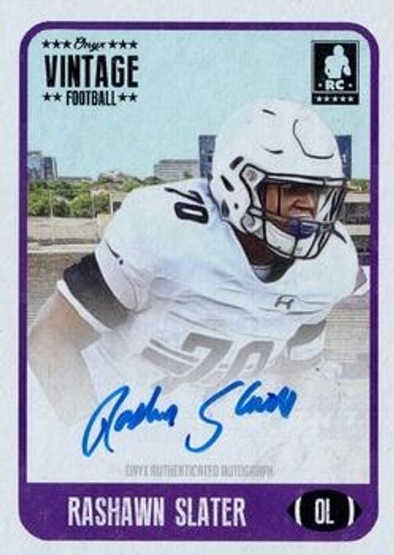 2021 Onyx Vintage #FARS Blue Signatures Autographs /400