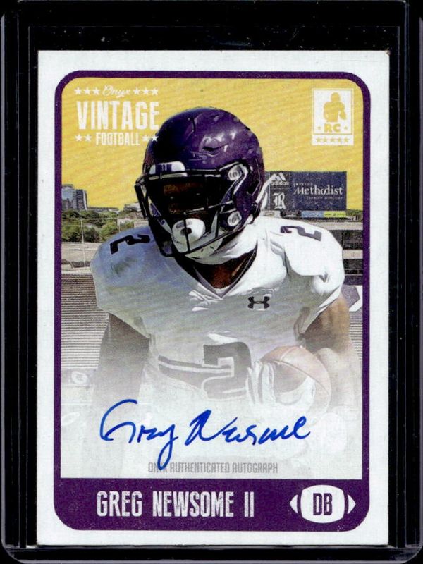 2021 Onyx Vintage #FAGN Blue Signatures Autographs /400