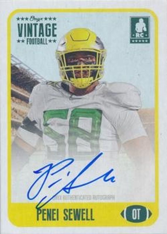 2021 Onyx Vintage #FAPS Blue Signatures Autographs /400