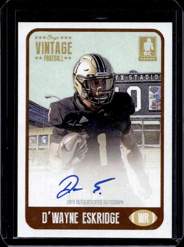 2021 Onyx Vintage #FADE Blue Signatures Autographs /400