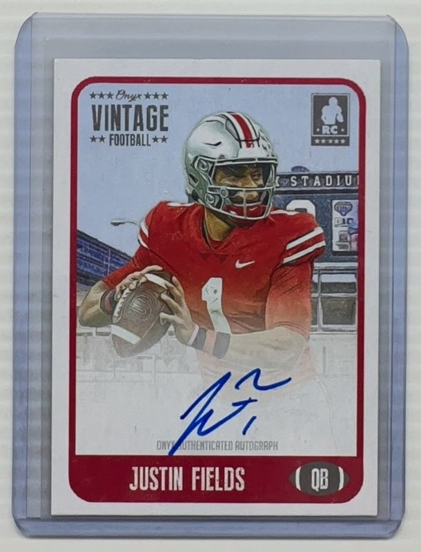 2021 Onyx Vintage #FAJF Blue Signatures Autographs /400