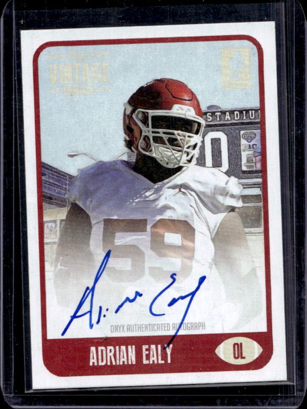 2021 Onyx Vintage #FAAE Blue Signatures Autographs /400