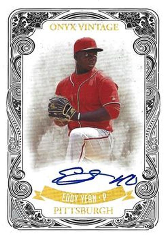 2021 Onyx Vintage #VAEY Autographs Blue