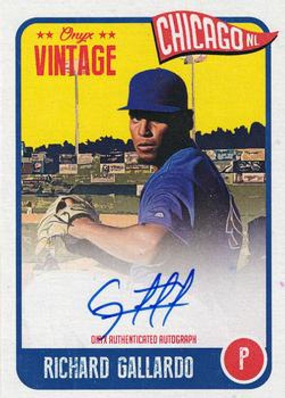 2020 Onyx Vintage Premium #VPRG Autographed Blue Ink