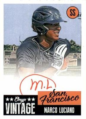 2019 Onyx Vintage Collection #OVML Autographs Red