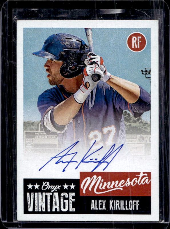 2019 Onyx Vintage Collection #OVAK Autographs