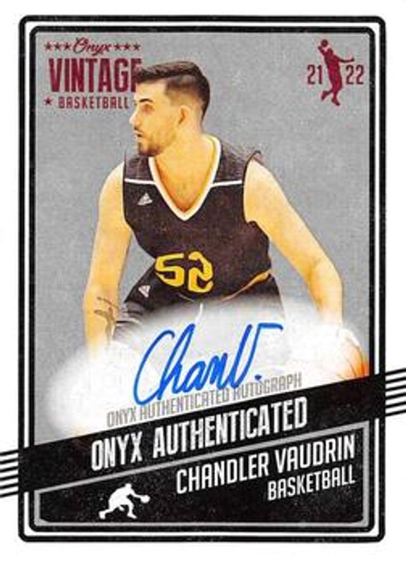 2021 Onyx Vintage #VACV Blue Signatures