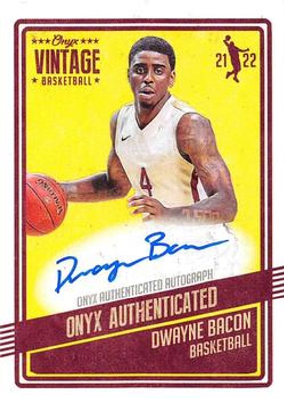2021 Onyx Vintage #VADB Blue Signatures