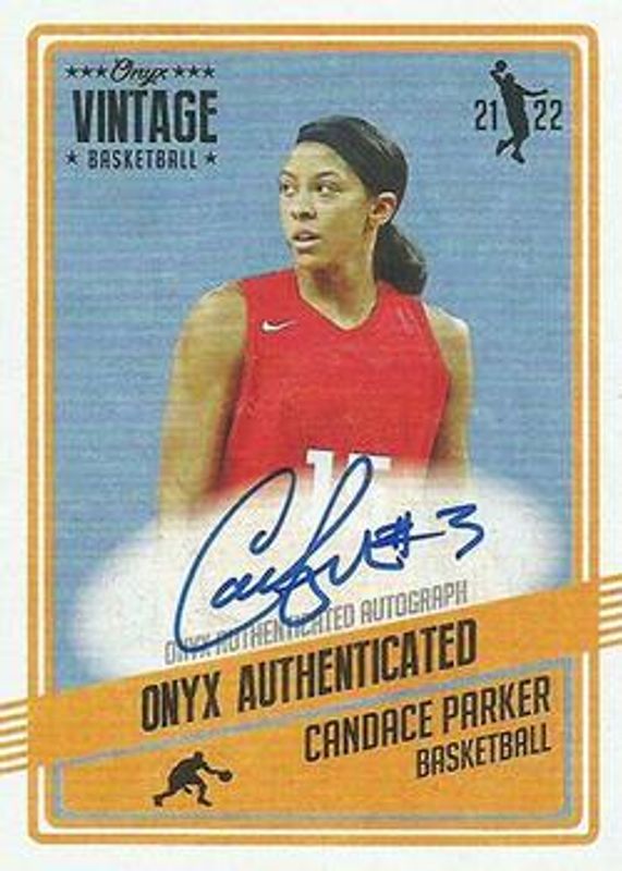 2021 Onyx Vintage #VACP Blue Signatures