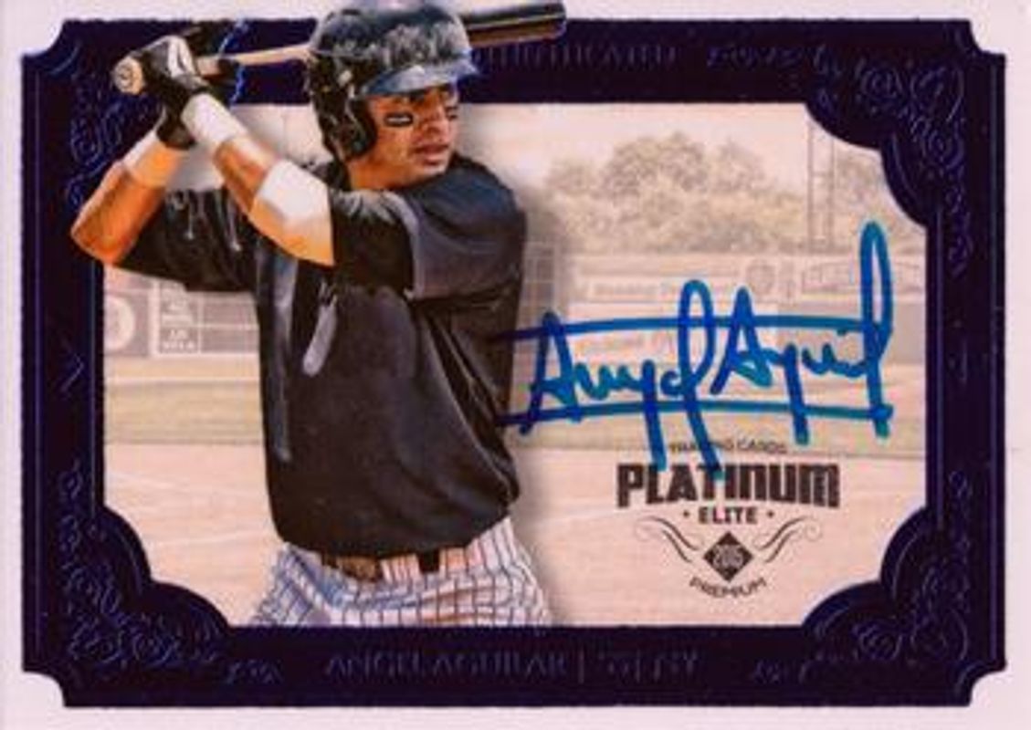 2015 Onyx Platinum Elite #PE15A-AA Autographed Blue