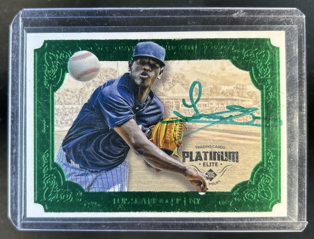 2015 Onyx Platinum Elite #PE15-LS Autographed Green /50