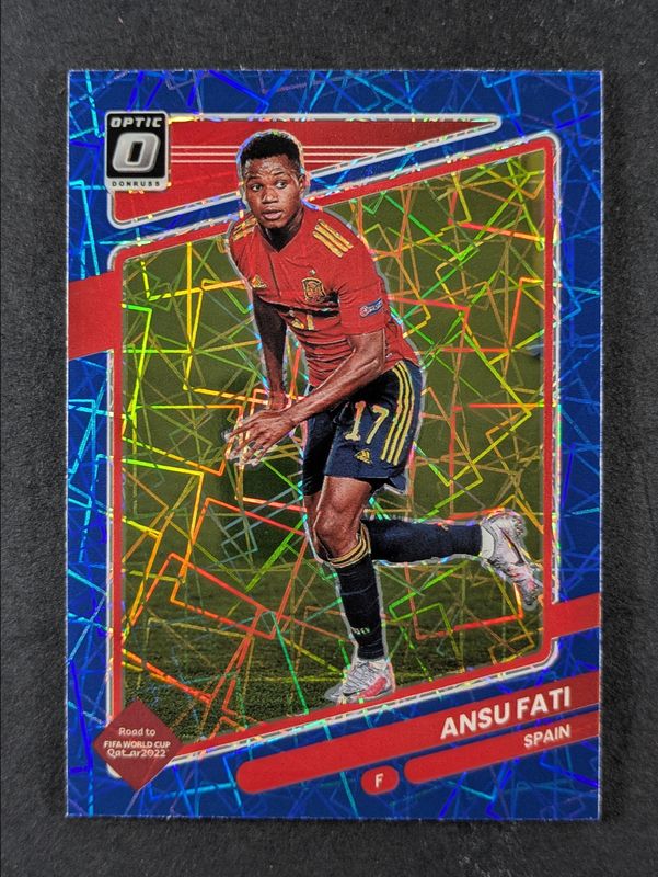 2021 Donruss #146 Optic - Blue Velocity